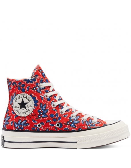 CONVERSE CHUCK 70 - HI HABANERO RED/EGRET/RUSH BLUE