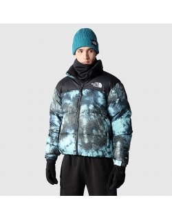 THE NORTH FACE PRINTED 1996 RETRO NUPTSE JACKET WASABI ICE DYE PRINT