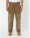 DICKIES LUCAS WAXED DOUBLE KNEE A BROWN